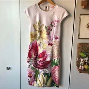 Ted Baker floral sheath dress